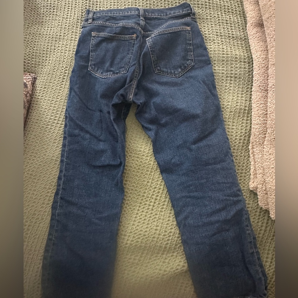 Abercrombie Ultra High Rise Straight Jean Short - Picture 5 of 6